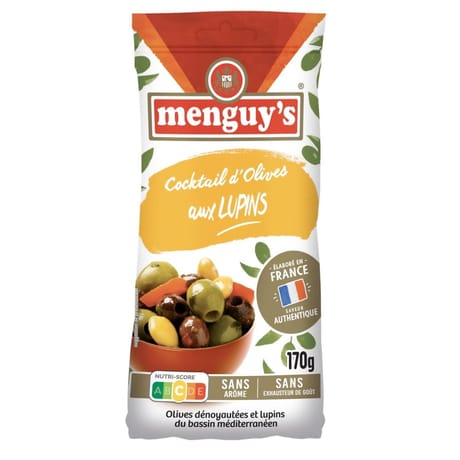 Menguy's cocktail olives et lupins 170g