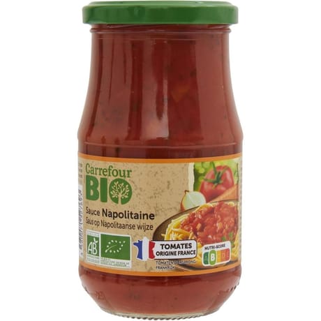Carrefour bio sauce napolitaine bio 350g