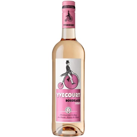 Yvecourt bordeaux rosé 75cl 12%vol