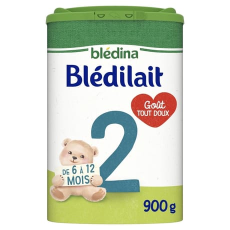 Bledilait lait poudre 2ème âge de 6 à 12 mois 900g