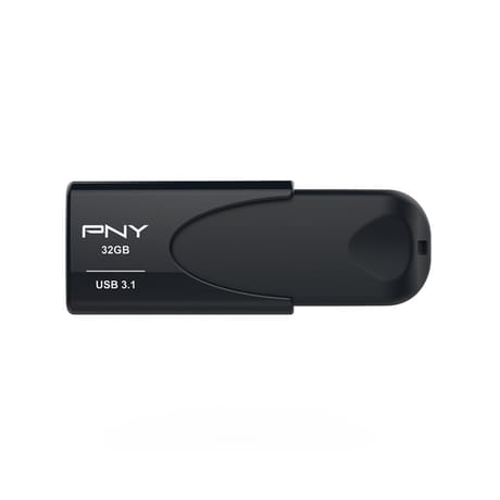 Pny clé usb 3,1 32gb attache 4 noire FD32GATT431KK-EF