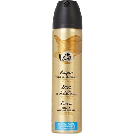 Carrefour soft laque fixation forte 75ml