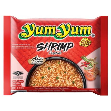 Yum Yum soupe nouilles crevettes 60g