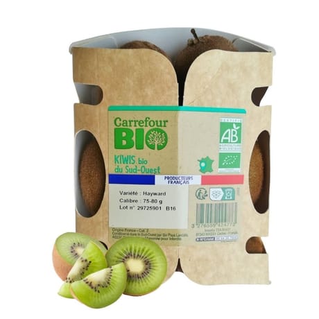 KIWI BIO BARQUETTE 6 FRUITS CARREFOUR BIO