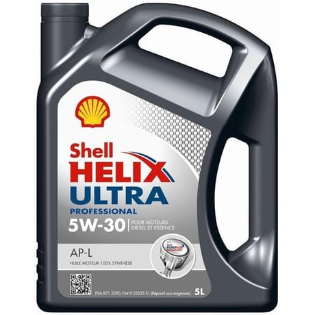 Shell helix Ultra huile voiture Professional AP-L 5W30 5L