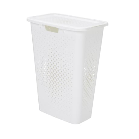 Carrefour Home coffre à linge 40l blanc