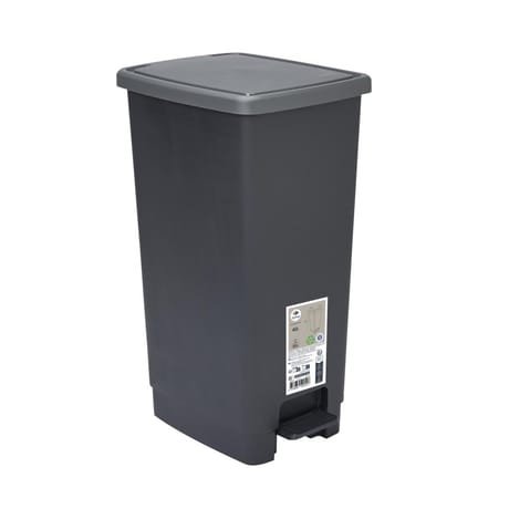 Carrefour Home poubelle Flat 40l noir