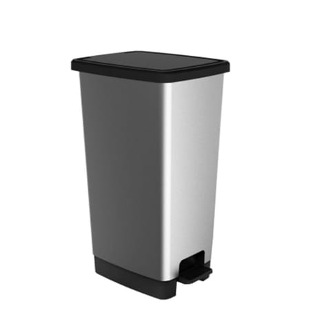 Carrefour Home poubelle 40l métal
