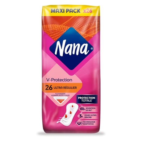 Nana ultra serviette regular maxipack x26
