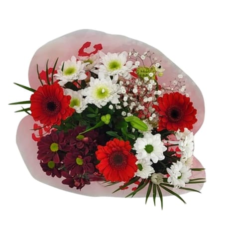 Bouquet composé tendresse rouge