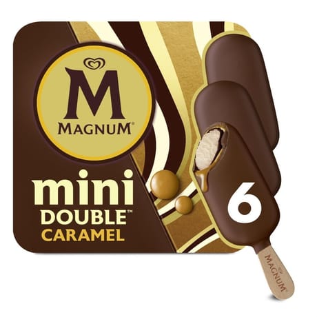 Magnum bâtonnet mini deluxe caramel 6x55ml 282g