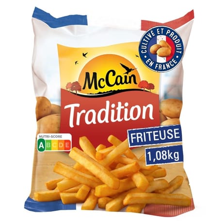 Mccain frites friteuse tradition 1.080kg