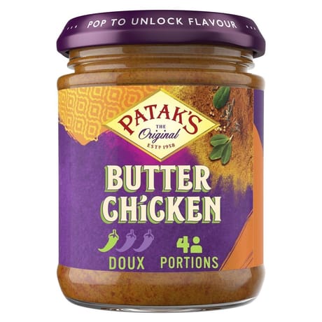 Patak's pâte de curry butter chiken 165g