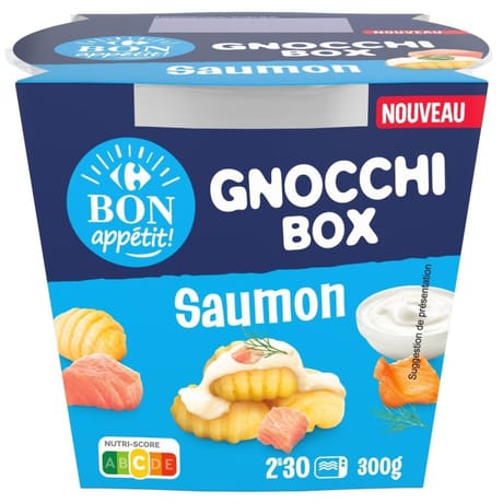 Carrefour bon appétit box gnocchi saumon 300g