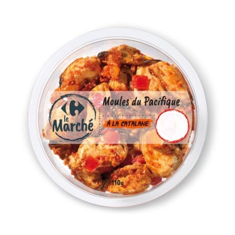 Moules à la catalane CARREFOUR LE MARCHE la barquette de 110g
