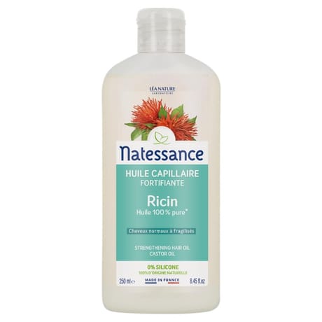 Natessance huile capillaire fortifiante ricin 250ml