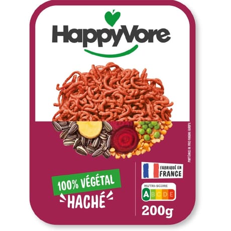 Happyvore haché végétal et gourmand 200g