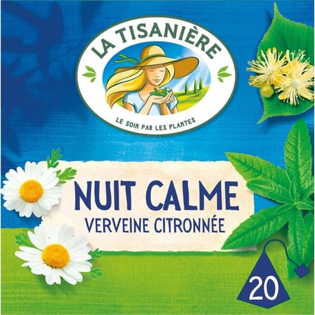 La tisaniere infusion nuit calme verveine 20 sachets 30g