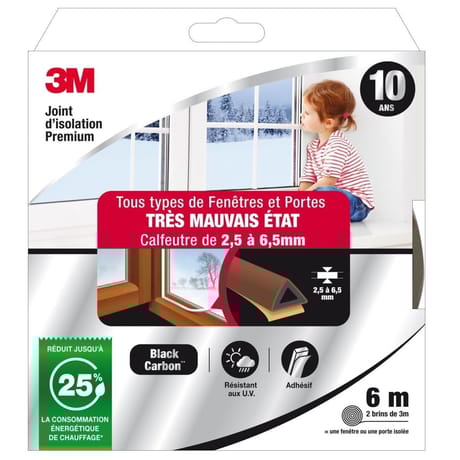 3m joint très mauvais état premium marron