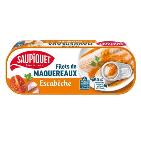 Saupiquet Filets maquereaux sauce escabèche 169g