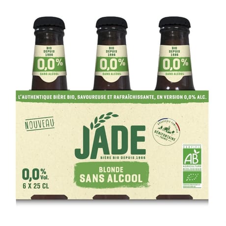 Jade blonde bio 6x25cl Vol.0%