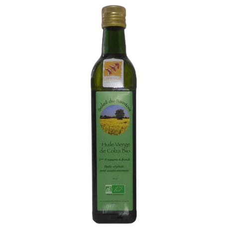 Saveur du colombier huile vierge de colza bio 50cl