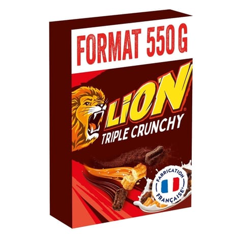 Lion triple crunchy céréales 550g