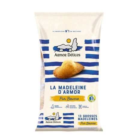Armor delices madeleines d'armor x13 430g