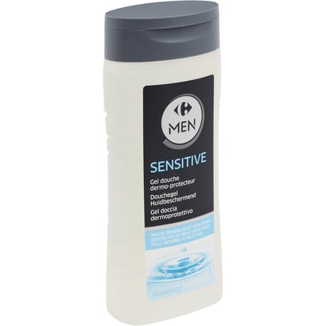 Carrefour men gel douche dermo-protecteur sensitive 250ml