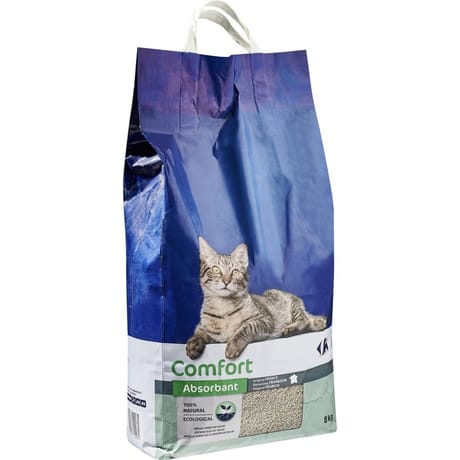 Carrefour litière pour chat minérale absorbante comfort 8 kg