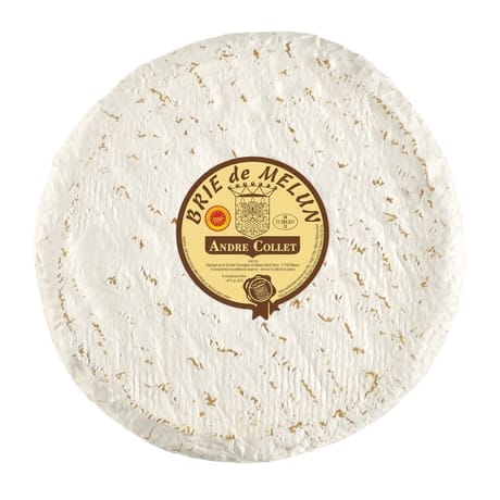 Brie de melun aop affiné lait cru 24% mg André collet