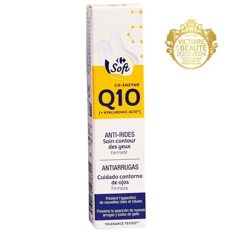 Carrefour Soft soin contours des yeux anti-rides Q10 15ml