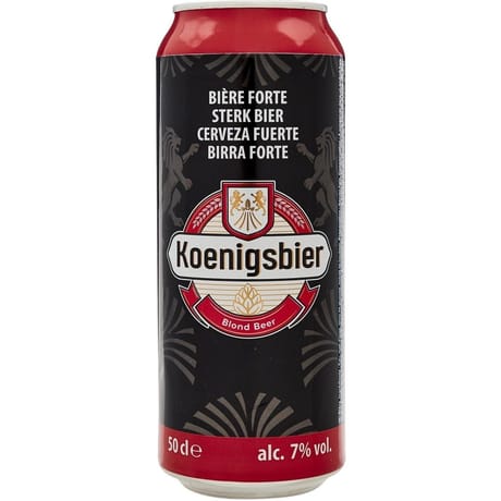 Koenigsbier canette bière blonde forte 50cl 7%