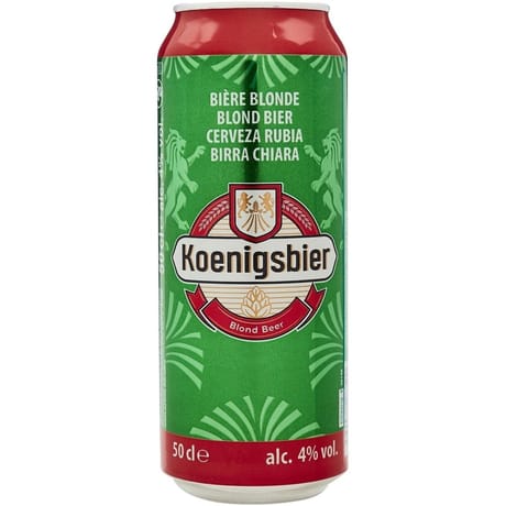 Koenigsbier canette bière blonde 50cl 4%vol