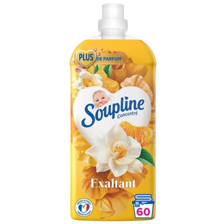 Soupline concentré fraîcheur parfumée mandarine & vanille 1.28l