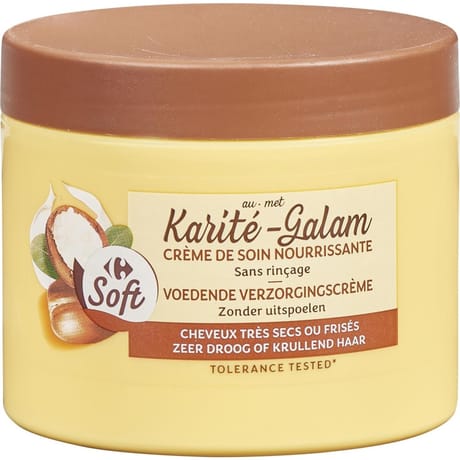 Carrefour soft crème de soin nourrissante sans rinçage 300ml