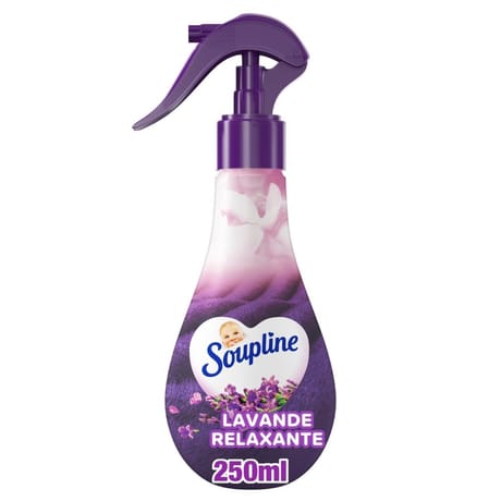 Soupline spray parfum de linge brume de fraîche lavande relaxante 250ml