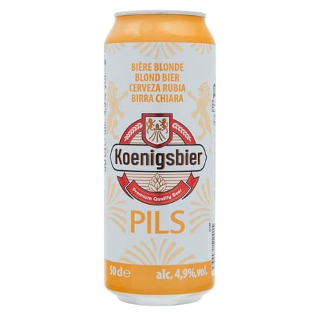 Koenigsbier canette bière blonde 50CL 4,9%