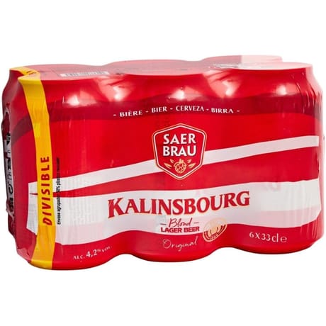 Saer Brau canette bière blonde Kalinsbourg 6x33cl