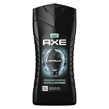 Axe gel douche homme 5en1 apollo 250ml