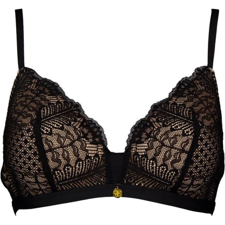 Soutien-gorge sans armature paddé ligne Boa NOIR 85B