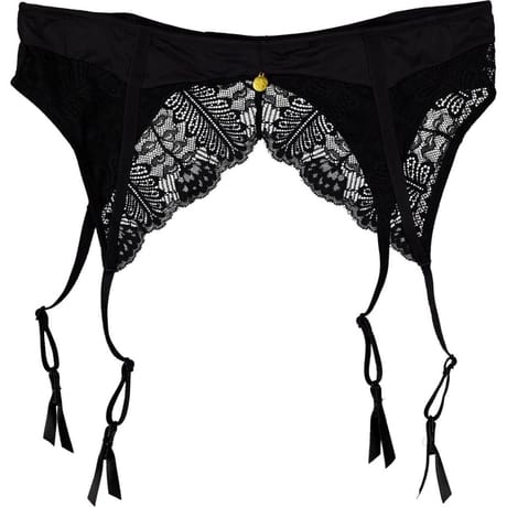 Porte-jartelles ligne Boa NOIR 46/48