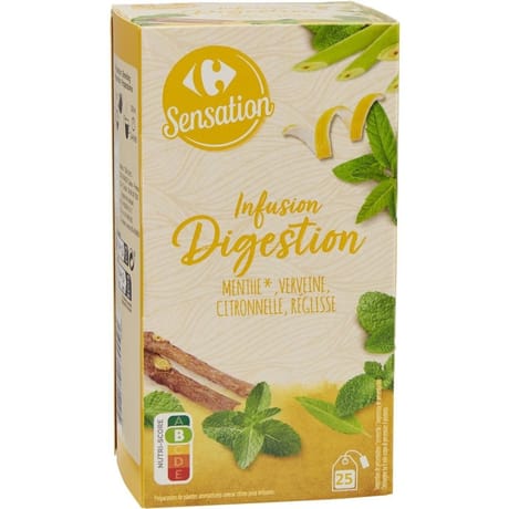 Carrefour sensation infusion digestion 25 sachets - 40g