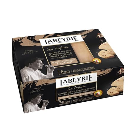 Labeyrie alliance de foie gras de canard du sud et noisettes torréfiées 262g
