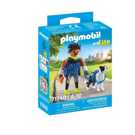 71740 Homme sportif avec Border Collie
