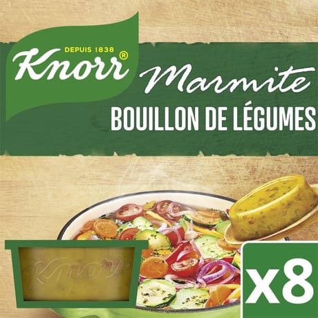 Knorr marmitte de bouillon légumes 8 capsules 224g