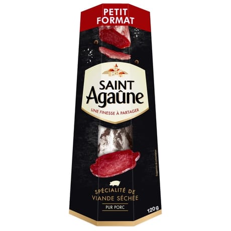 Saint Agaune viande sechée nature 120g