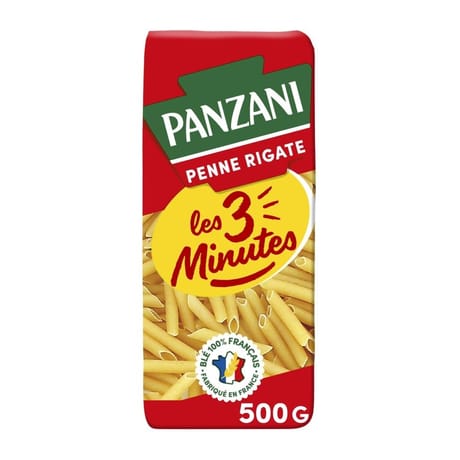 Panzani pates cuisson rapide penne rigate 500g