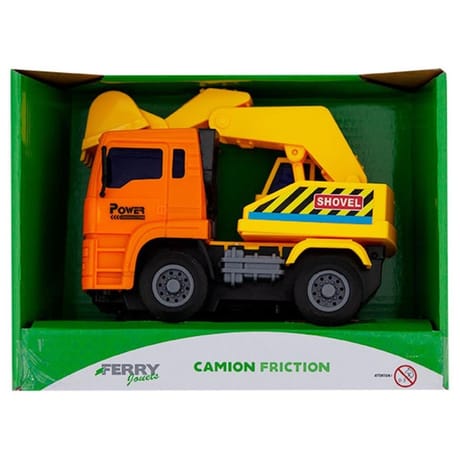 Camion à friction pompiers - toupie - tp