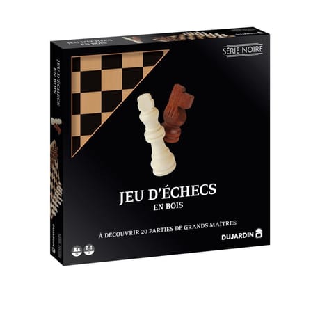 Série noire échecs plateau